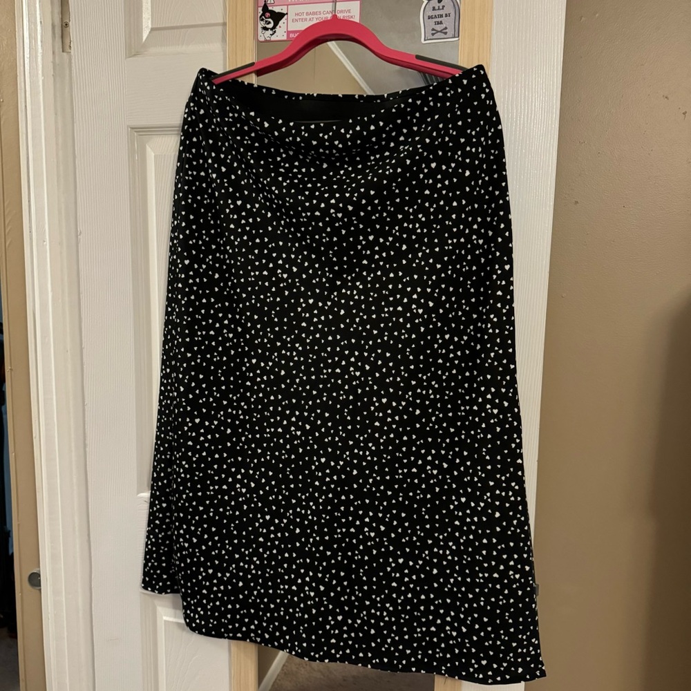 A new day heart midi skirt